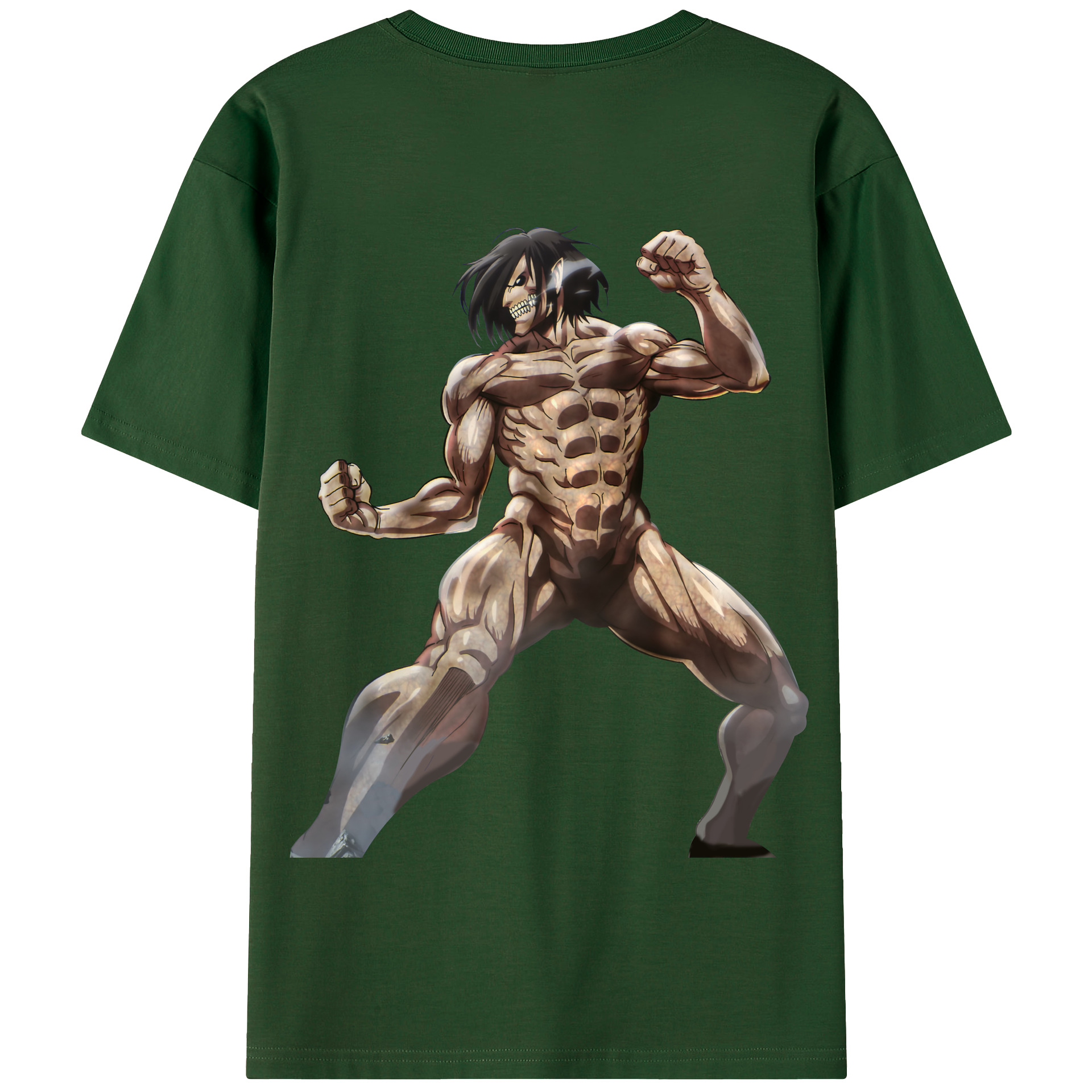 （画像用） 進撃の巨人 Attack on Titan 綿100％半袖Tシャツ（背面プリント）